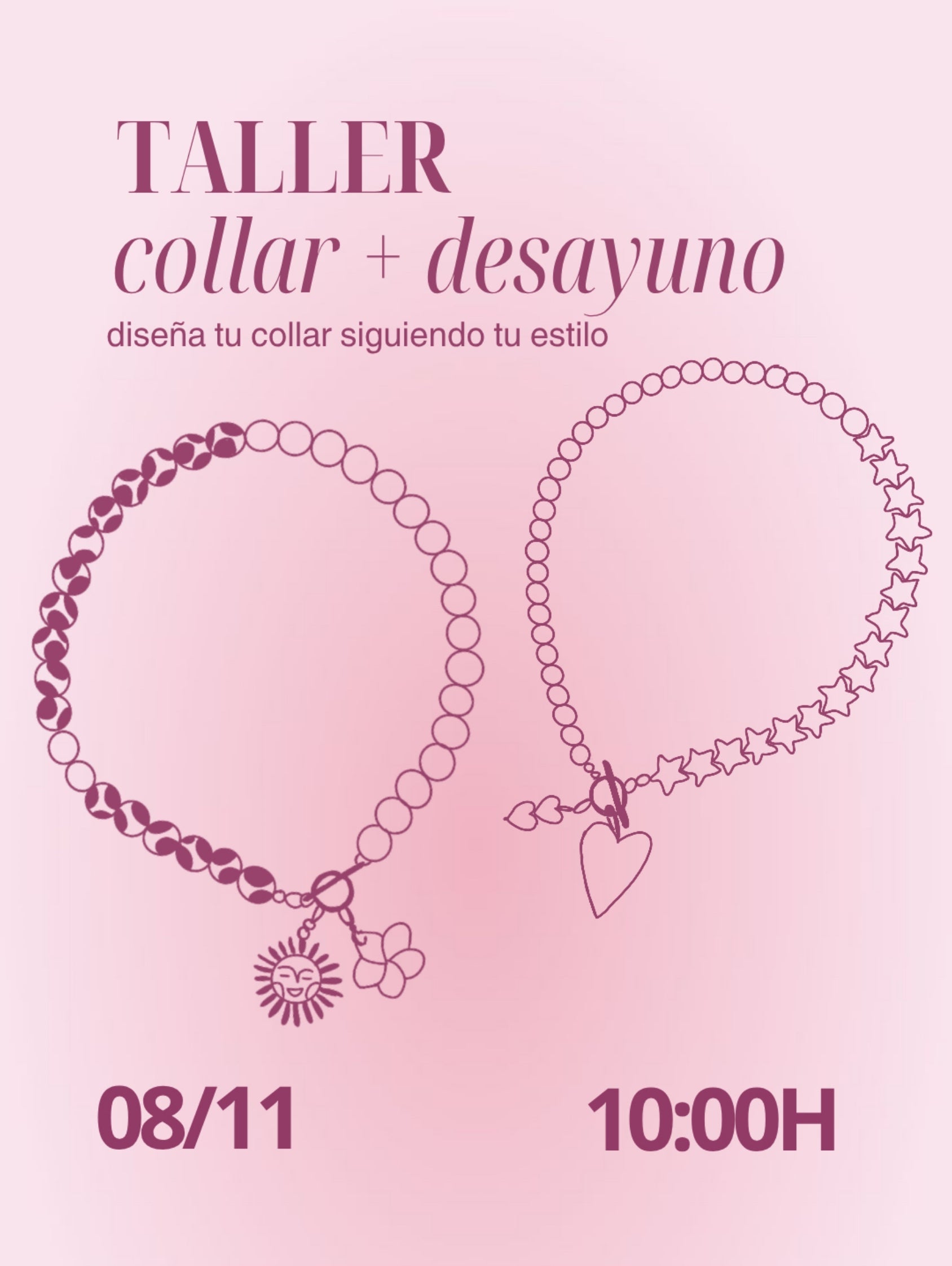 Taller Collar + Desayuno (8 de noviembre a las 10:00h)